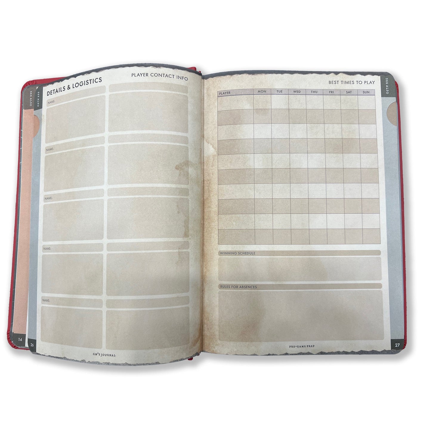 Game Master’s Journal for DnD | RPG Campaign Notebook