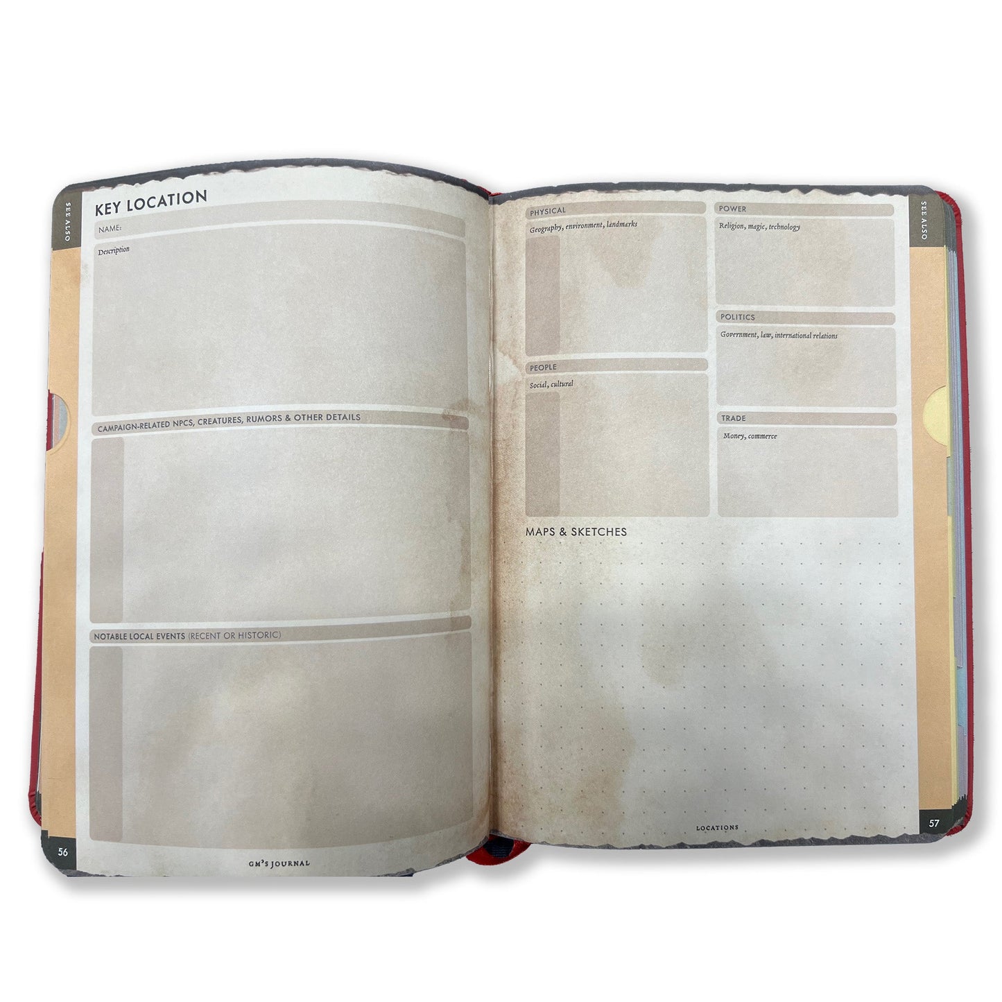 Game Master’s Journal for DnD | RPG Campaign Notebook