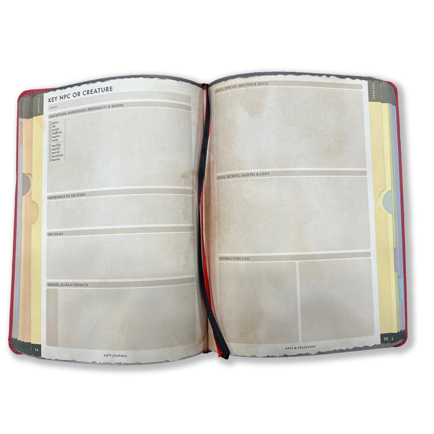 Game Master’s Journal for DnD | RPG Campaign Notebook