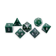 Green African Jade Dice Set | Gemstone Dice