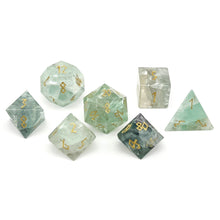 Green Fluorite Dice Set | Gemstone Dice