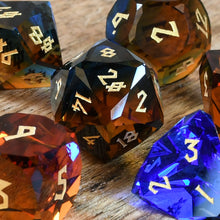 Frostfire Prism Glass Dice Set