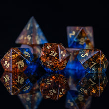 Celestial Rift Glass Dice Set