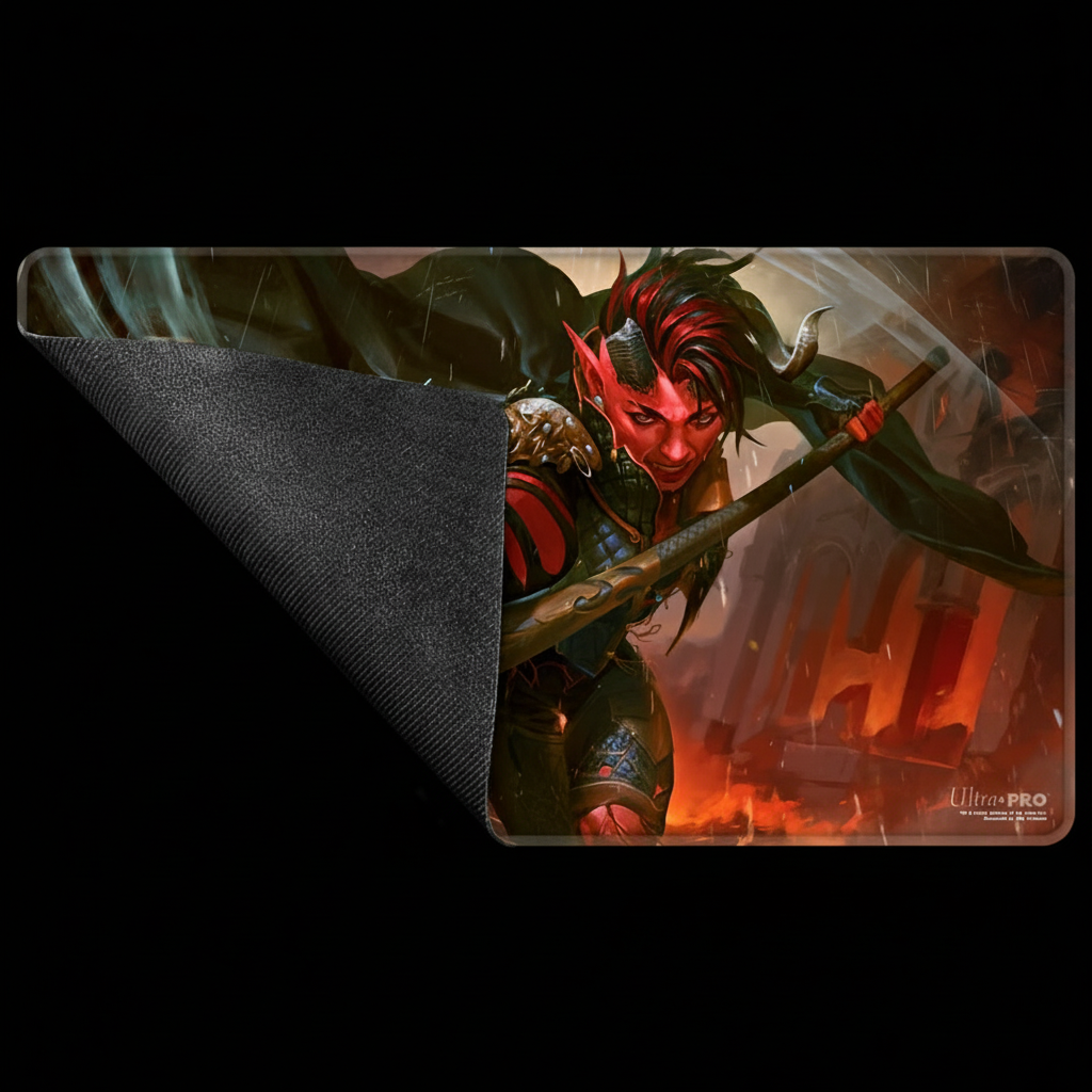 Ultra Pro: Commander Series #7 Karlach, Fury of Avernus Stitched Playmat for Magic: The Gathering