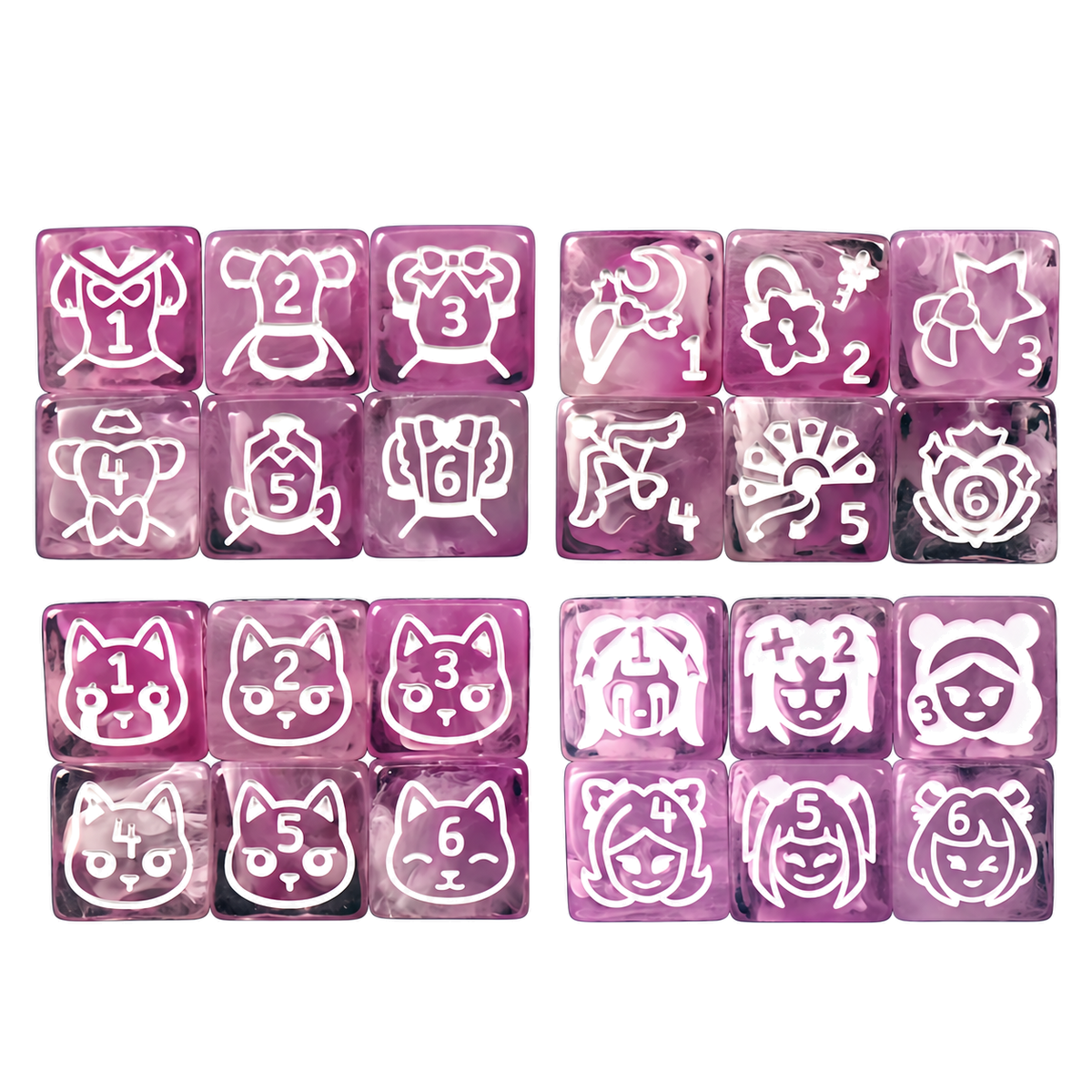 Magical Girls Dice Set