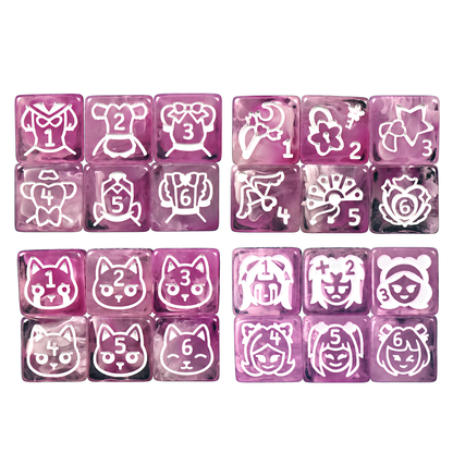 Magical Girls Dice Set