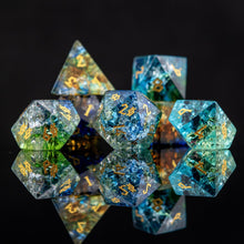 River's Stone Shattered Glass Dice Set
