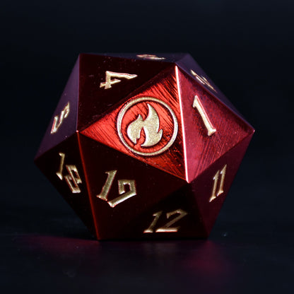 Mountain Mana Spindown D20 | MTG Life Counter