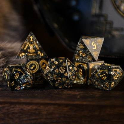 Fimbulwinter Shattered Glass Dice Set