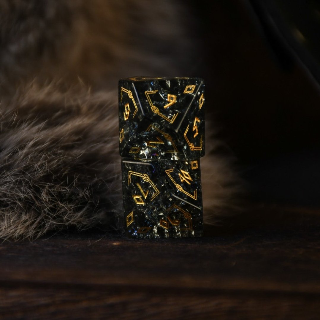 Fimbulwinter Shattered Glass Dice Set