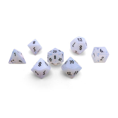 Opalite Dice Set | Gemstone Dice