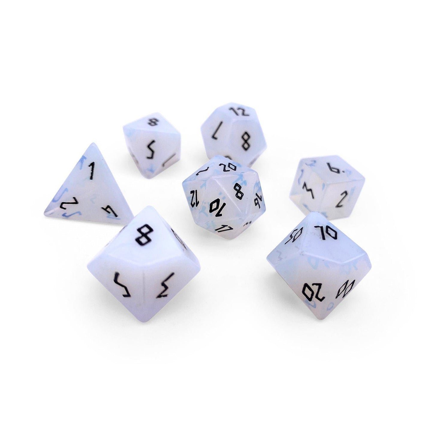 Opalite Dice Set | Gemstone Dice