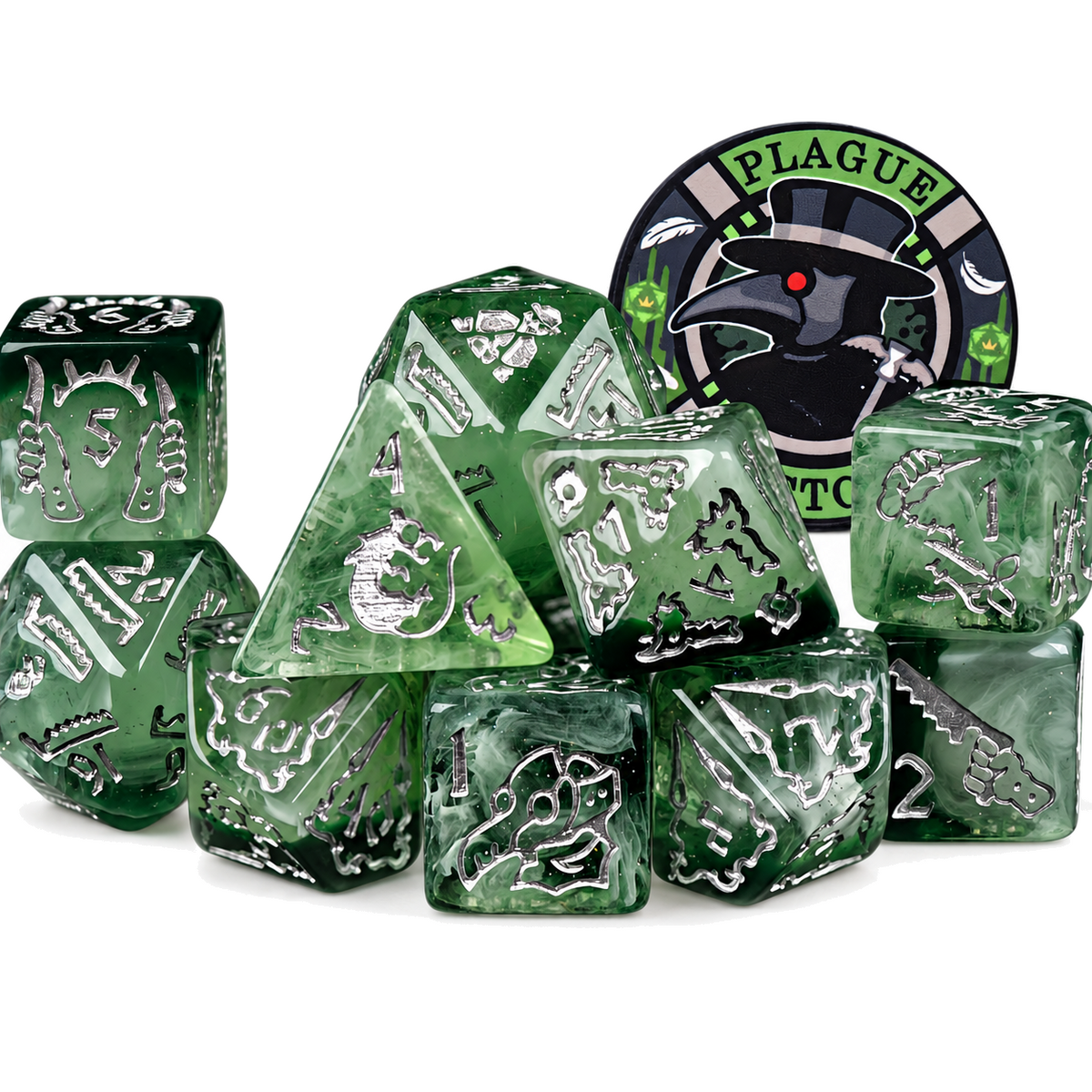 Plague Doctor Dice Set