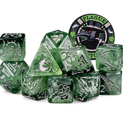 Plague Doctor Dice Set