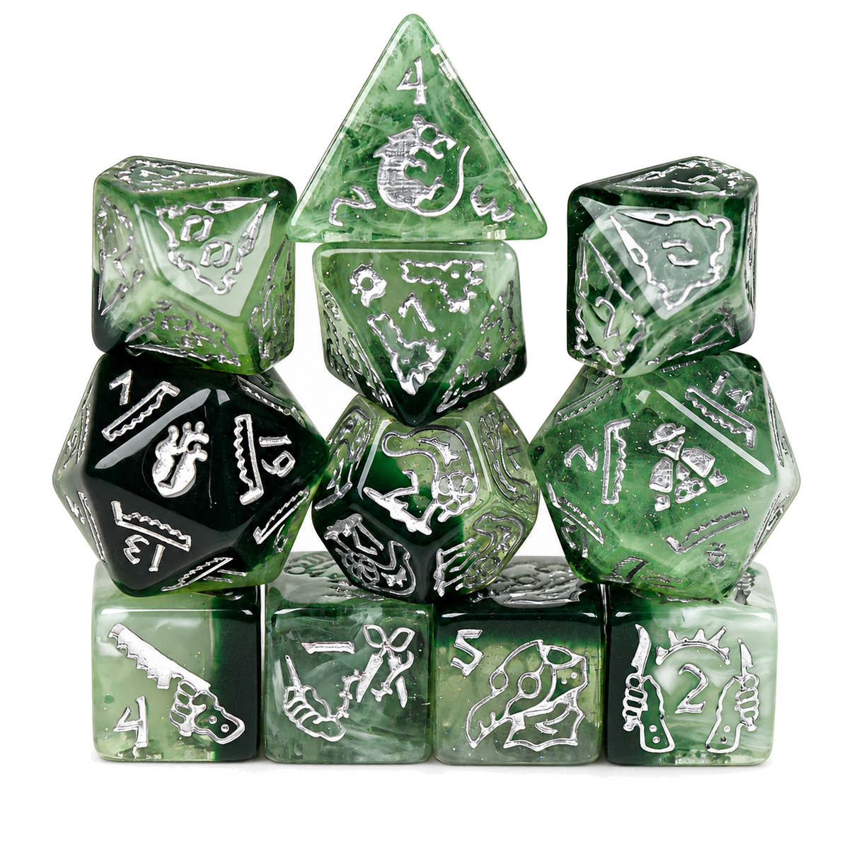 Plague Doctor Dice Set