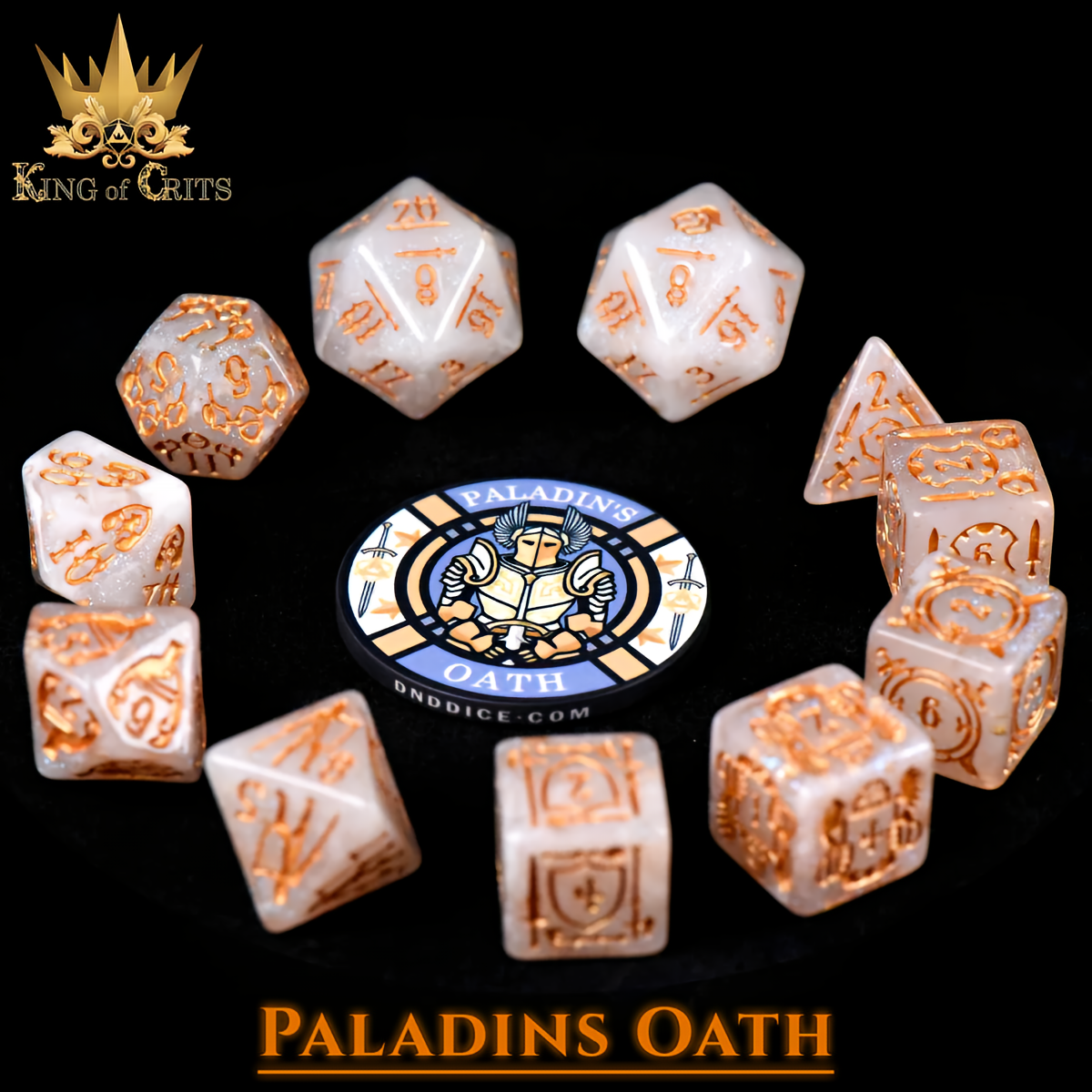 Paladin's Oath - 11-Piece Dice Set