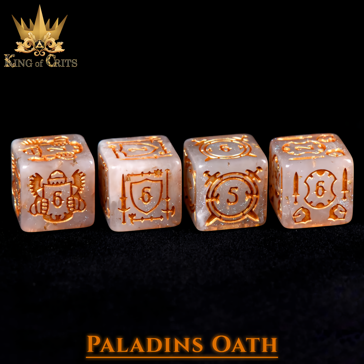 Paladin's Oath - 11-Piece Dice Set