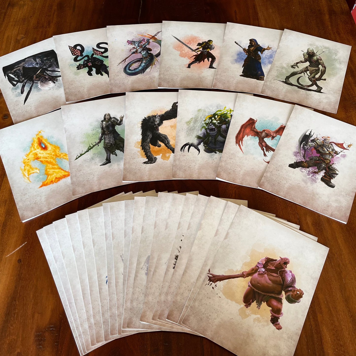 DnD Encounter Cards (Pack 2) | Challenge Rating 0–6