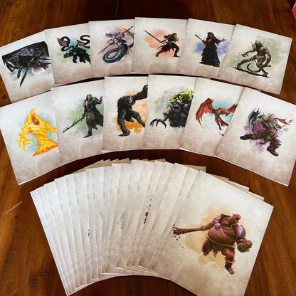 DnD Encounter Cards (Pack 2) | Challenge Rating 0–6