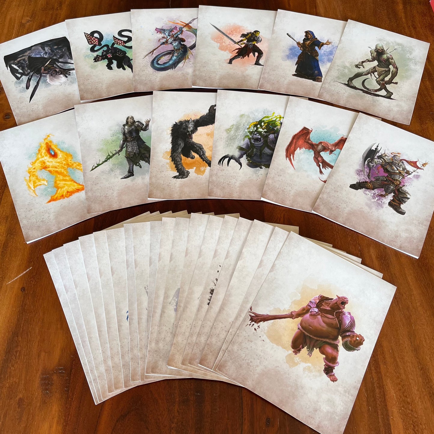 DnD Encounter Cards (Pack 2) | Challenge Rating 0–6