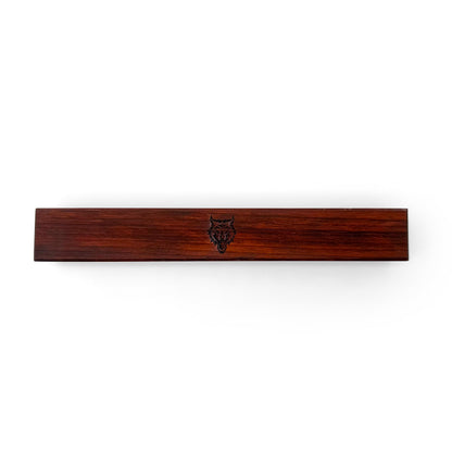 Padauk Wolf Dice Case | Chest of Holding™