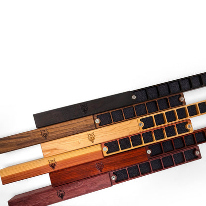 Wenge Wolf Dice Case | Chest of Holding™