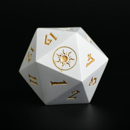Plains Mana Spindown D20 | MTG Life Counter