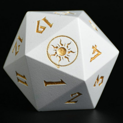 Plains Mana Spindown D20 | MTG Life Counter
