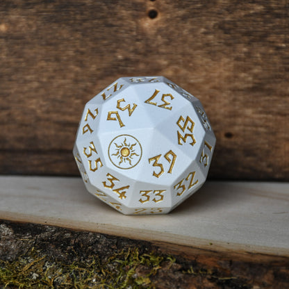 Plains Mana Spindown D40 | MTG Life Counter