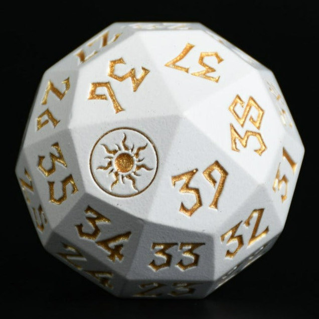 Plains Mana Spindown D40 | MTG Life Counter