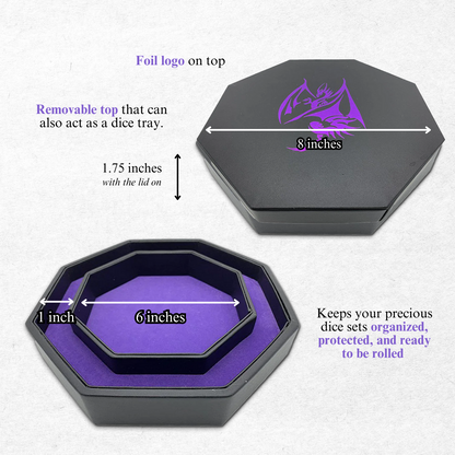 Purple Dragon Dice Tray | Tray of Holding™