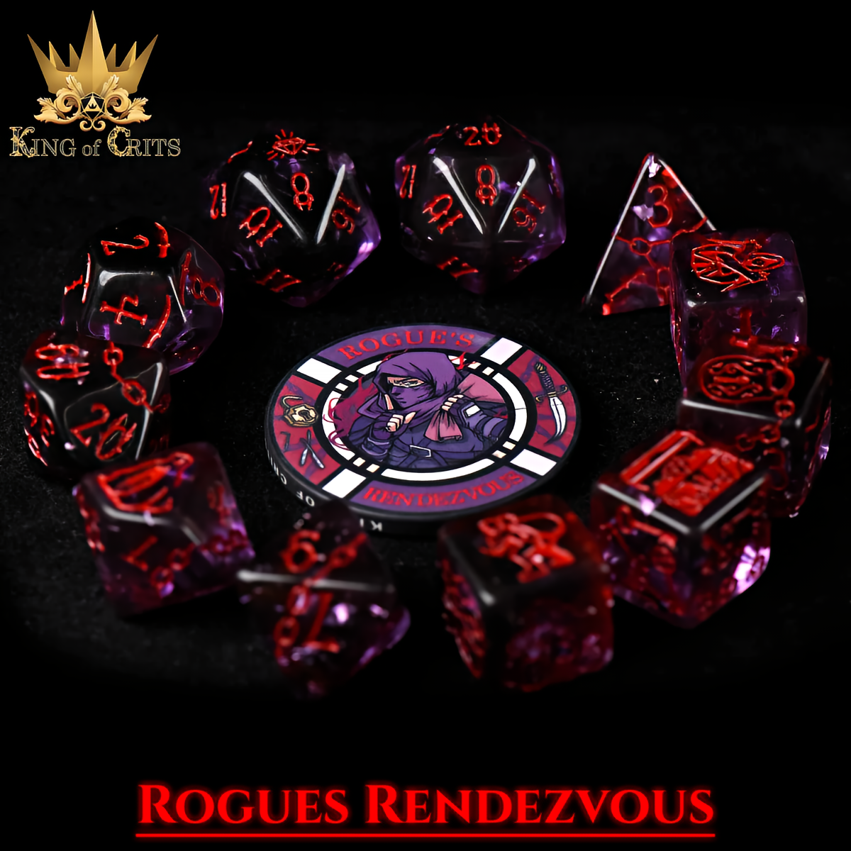 Rogue's Rendezvous - 11-Piece Dice Set