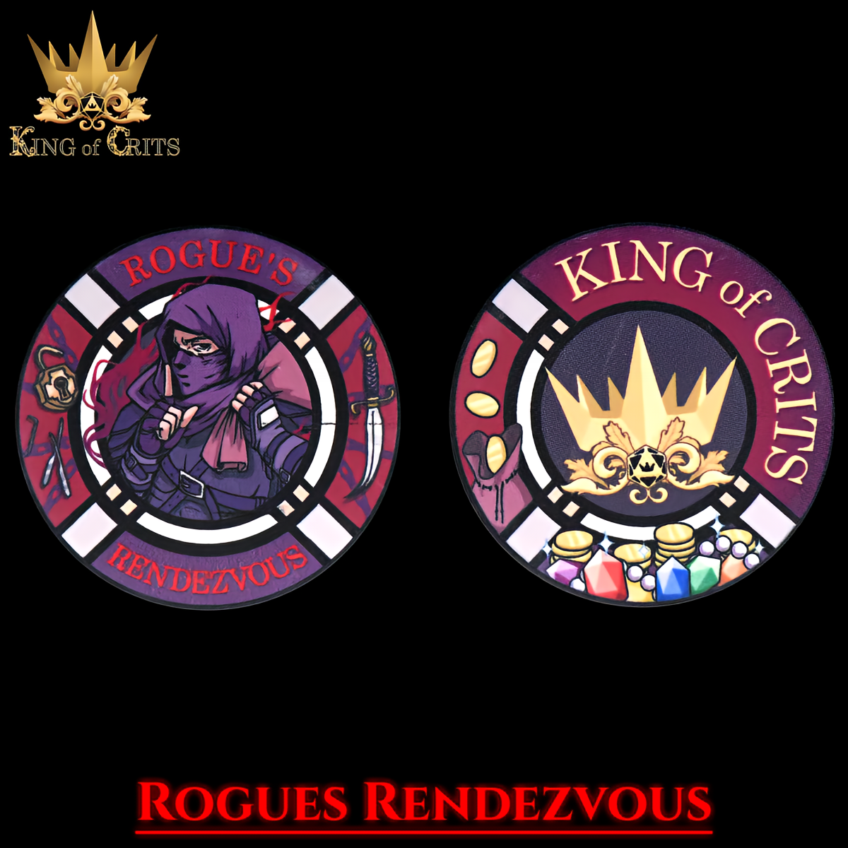 Rogue's Rendezvous - 11-Piece Dice Set