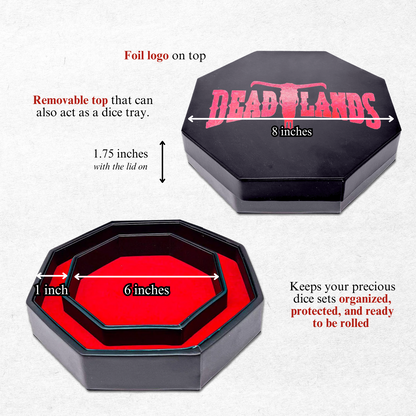 Red Deadlands™ Dice Tray | Tray of Holding™