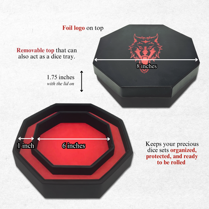 Red Fenrir Dice Tray | Tray of Holding™