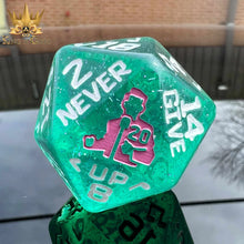Rick Rolled Giant D20