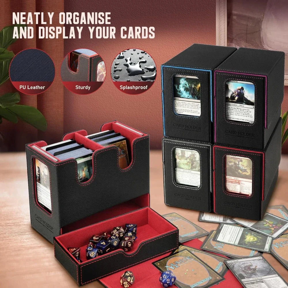Premium Magnetic Faux Leather Deck Boxes