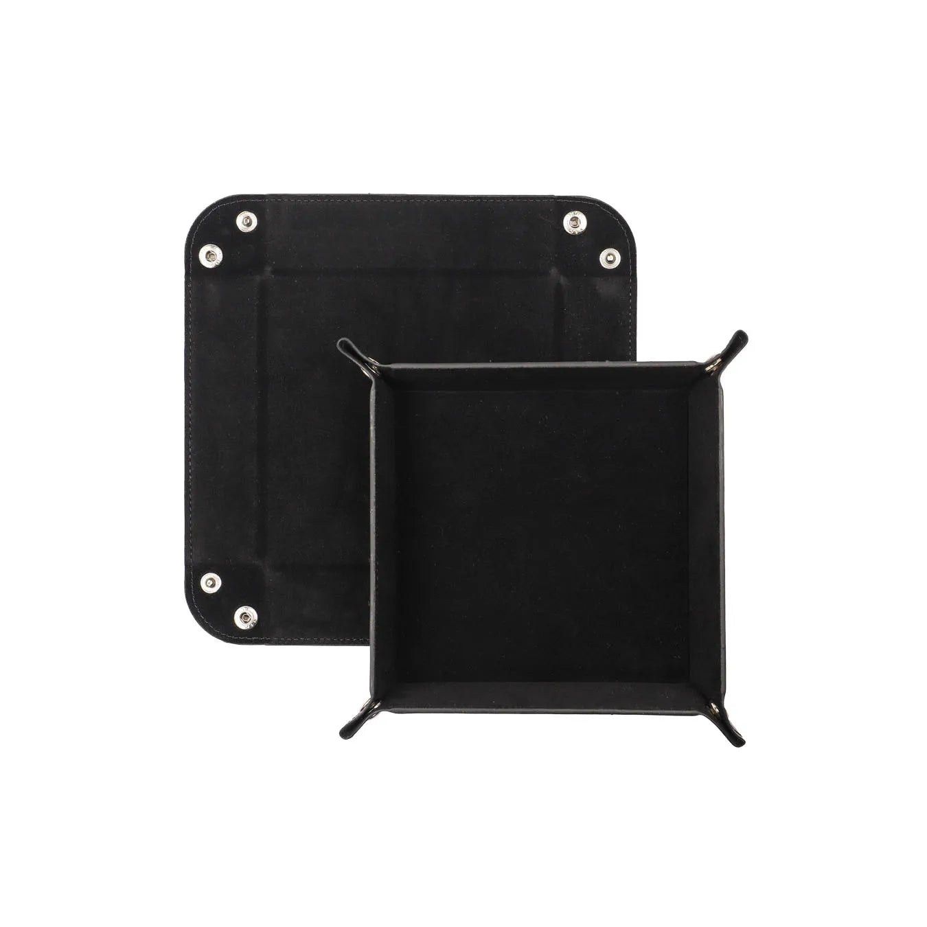 Colorful Foldable Faux Leather Dice Trays