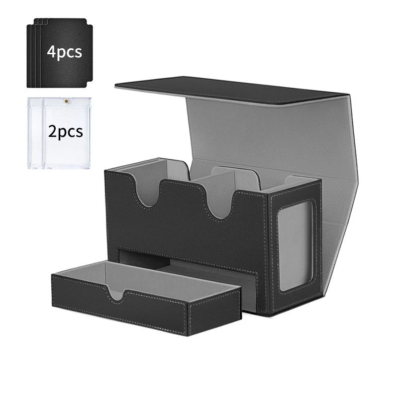 Premium Magnetic Faux Leather Deck Boxes
