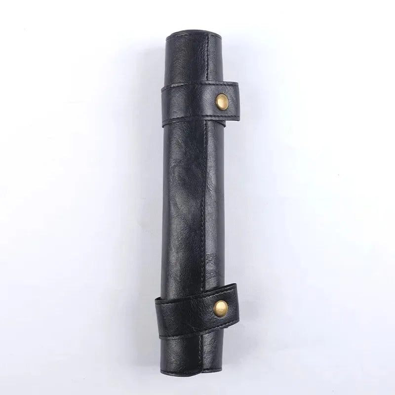 Foldable Faux Leather Dice Rolling Mat with Zipper Storage Bag