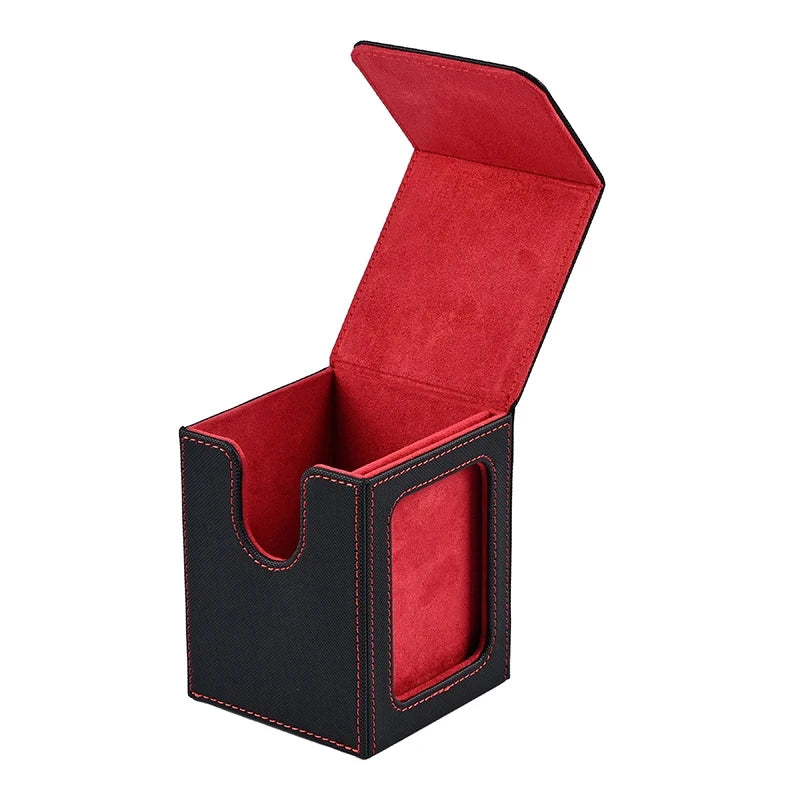 Magnetic Commander Deck Boxes with Display Window – Fits 120+ Single-Sleeved Cards