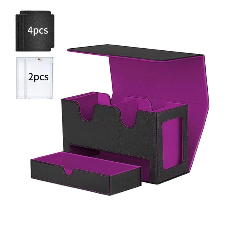 Premium Magnetic Faux Leather Deck Boxes