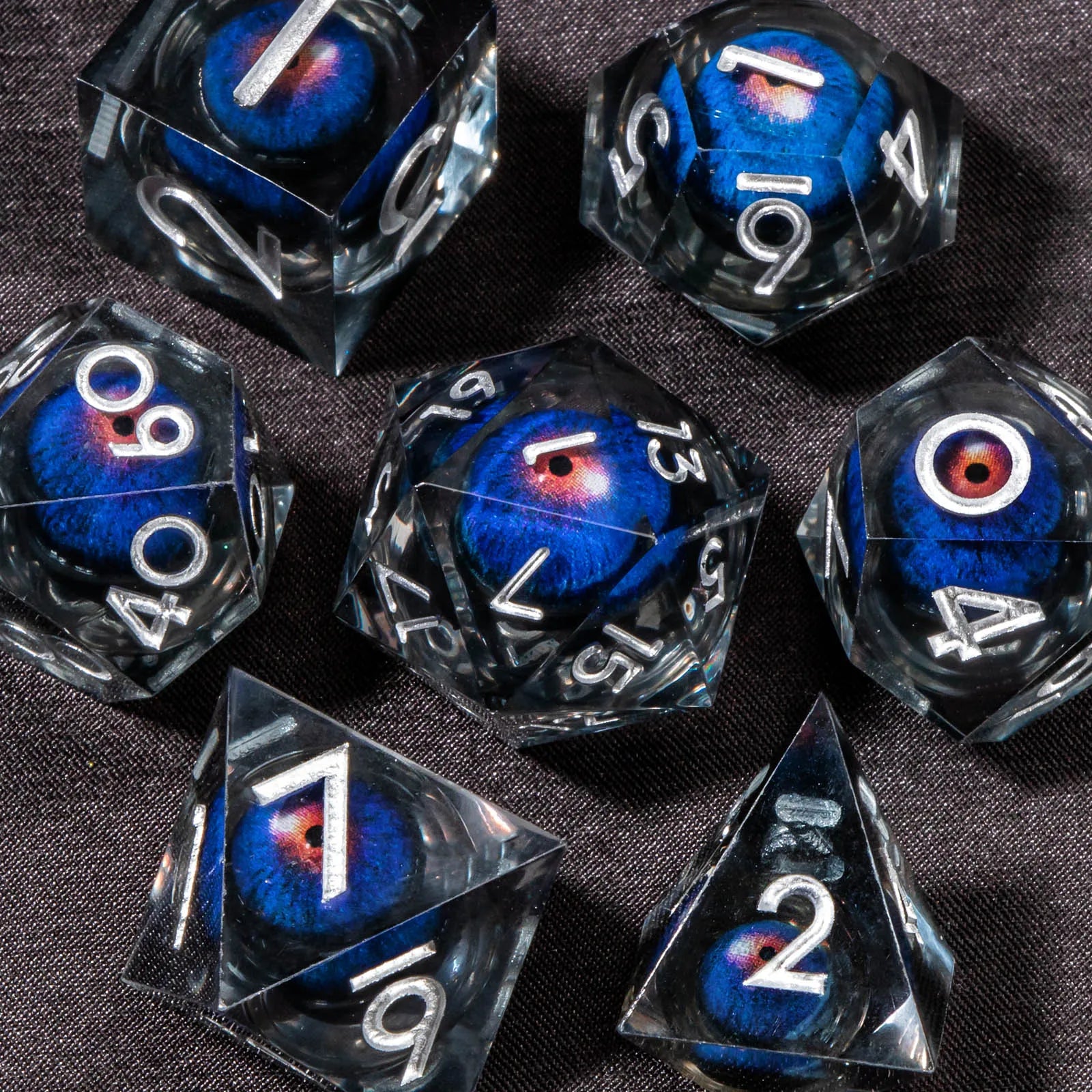 Dragon's Eye – 7-Piece Liquid Core Dice Sets
