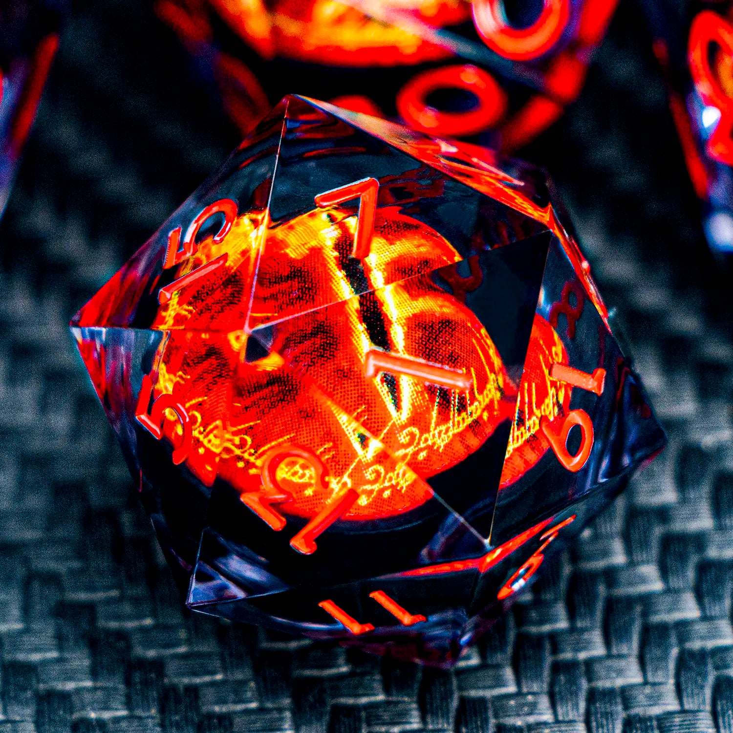Eye of Sauron & LOTR Dice Set - 7-Piece Liquid Core Dice Sets