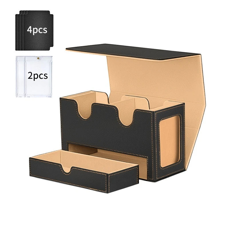 Premium Magnetic Faux Leather Deck Boxes