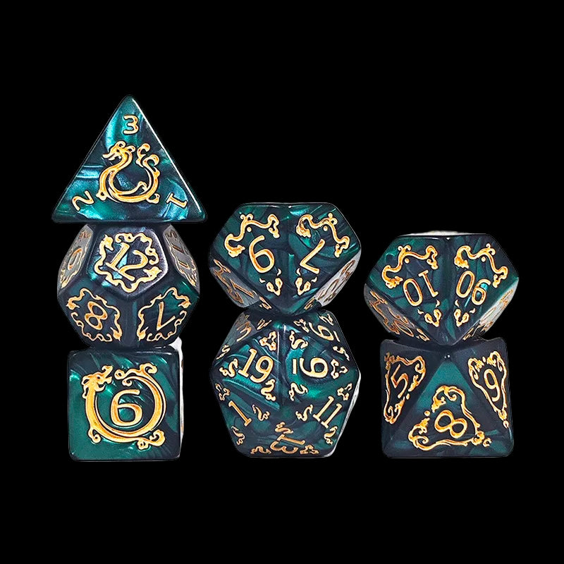 Noble Dragon – 7-Piece Dice Sets
