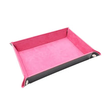 Colorful Foldable Faux Leather Dice Trays