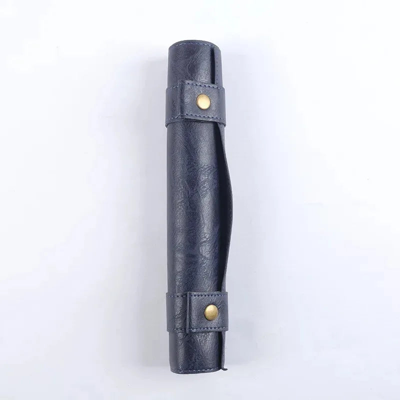 Foldable Faux Leather Dice Rolling Mat with Zipper Storage Bag