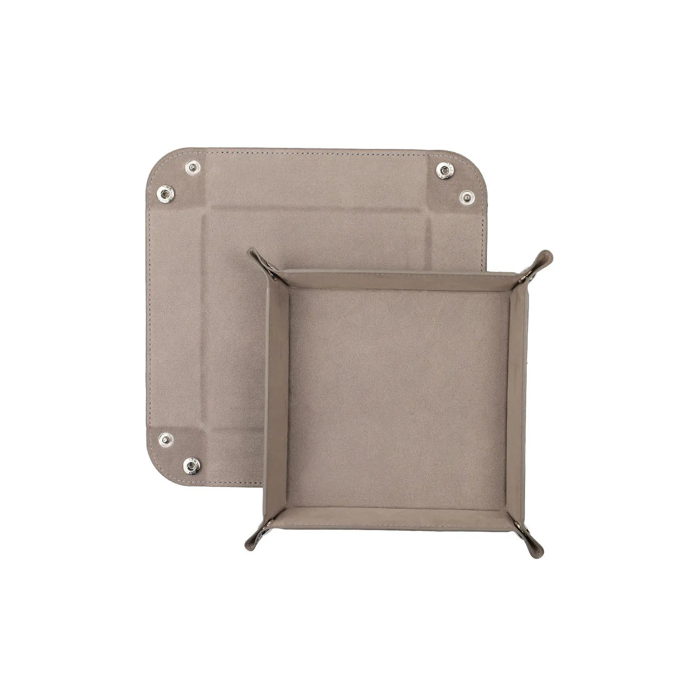 Colorful Foldable Faux Leather Dice Trays