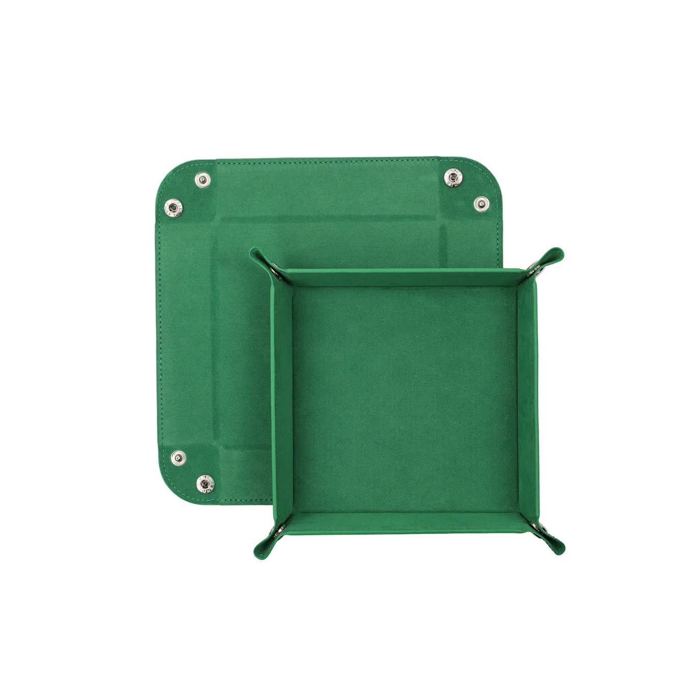 Colorful Foldable Faux Leather Dice Trays